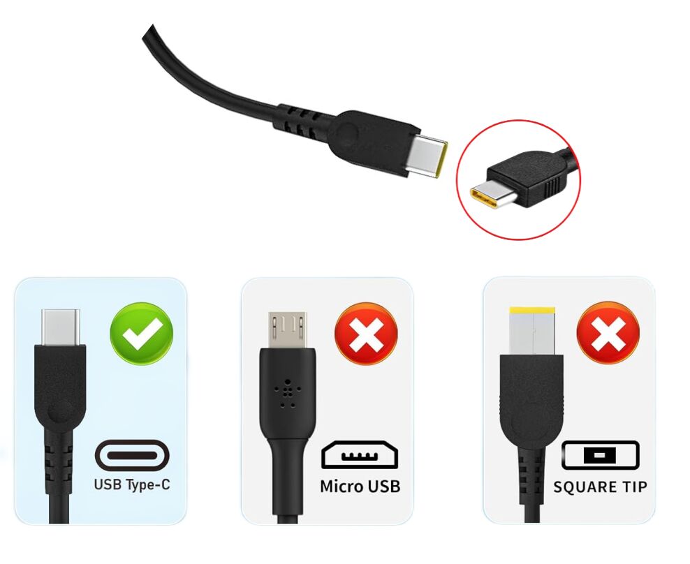 100W USB-C Type-C Lenovo 5A11D52395 Charger AC Adapter + Cable 100W USB-C Type-C Lenovo 5A11D52395 Charger AC Adapter + Cable