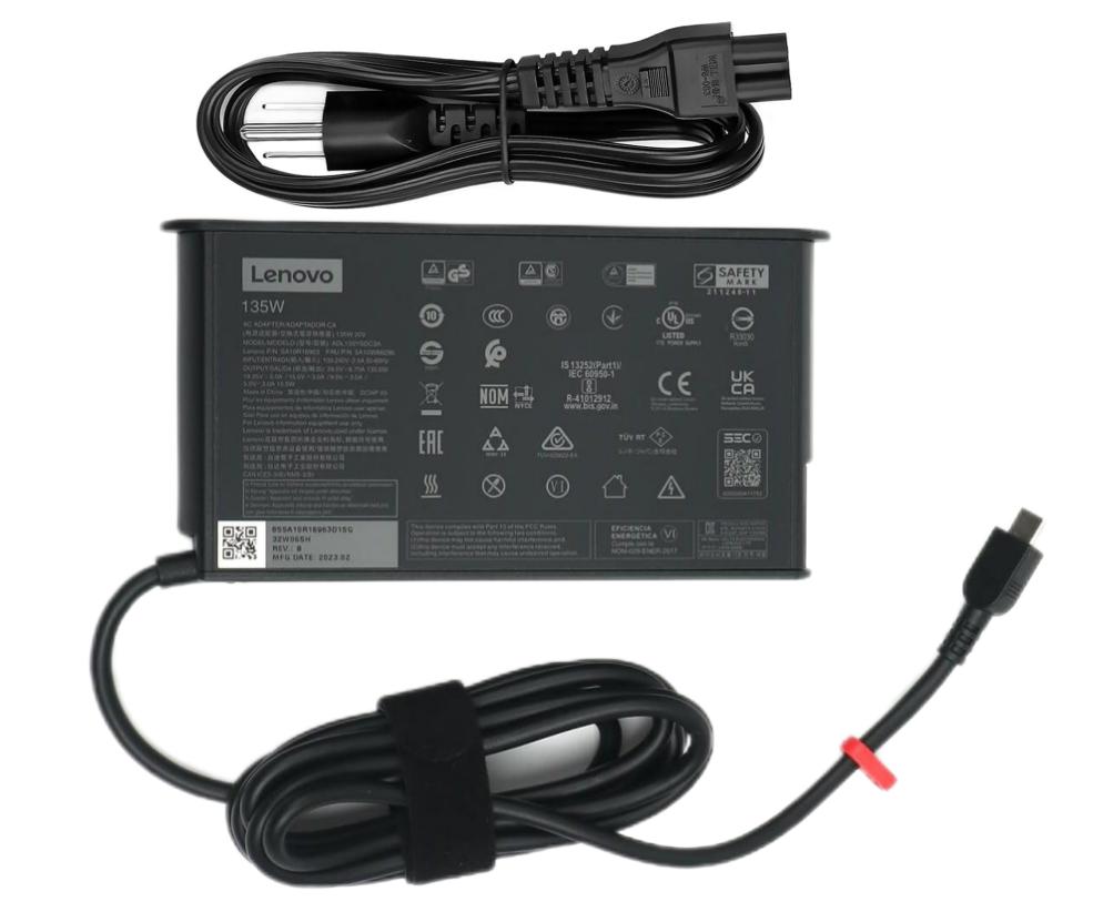 135W USB-C Original Lenovo 4X21H27800 Charger AC Adapter + Cable