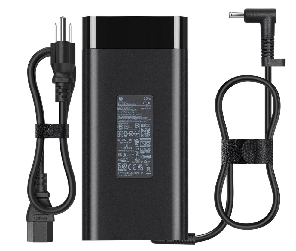 19.5V 10.3A 200W HP 16-d1002ne 16-d1056TX Charger AC Adapter + Cable