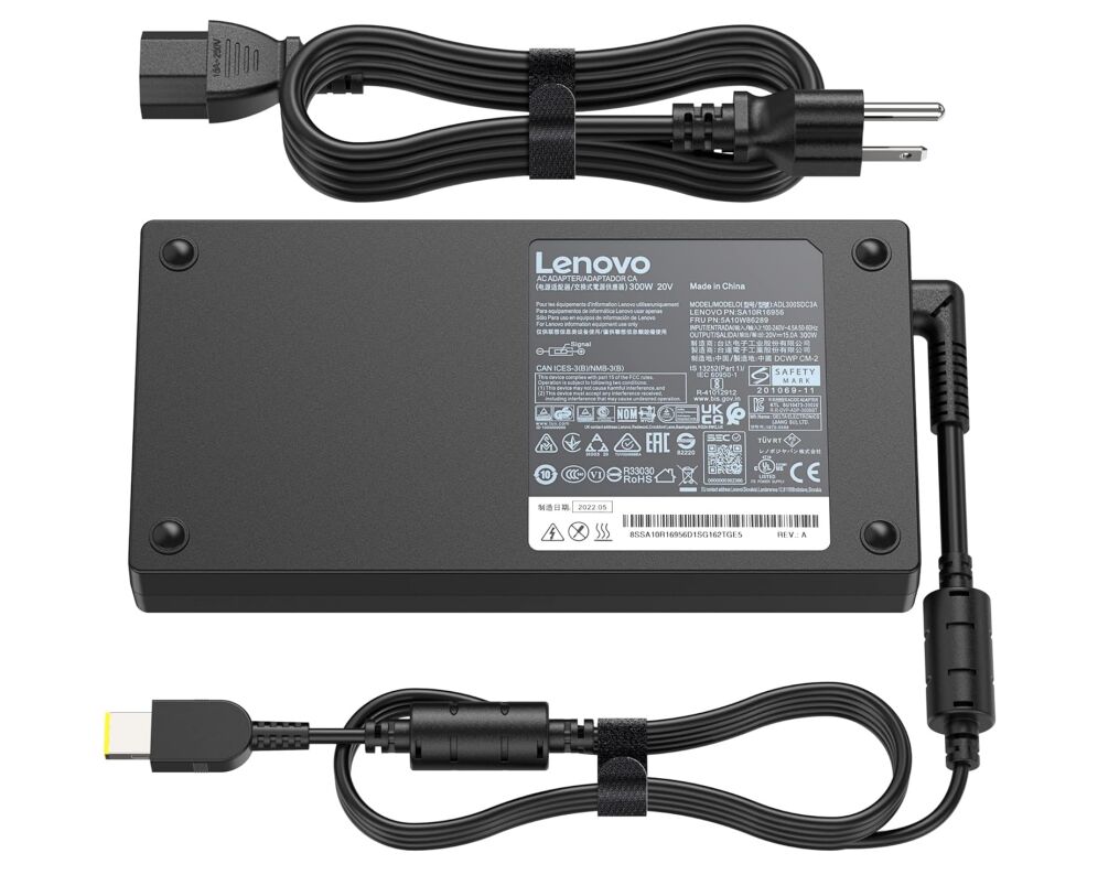 20V 15A 300W Lenovo 5A10W86289 Charger AC Adapter + Cable
