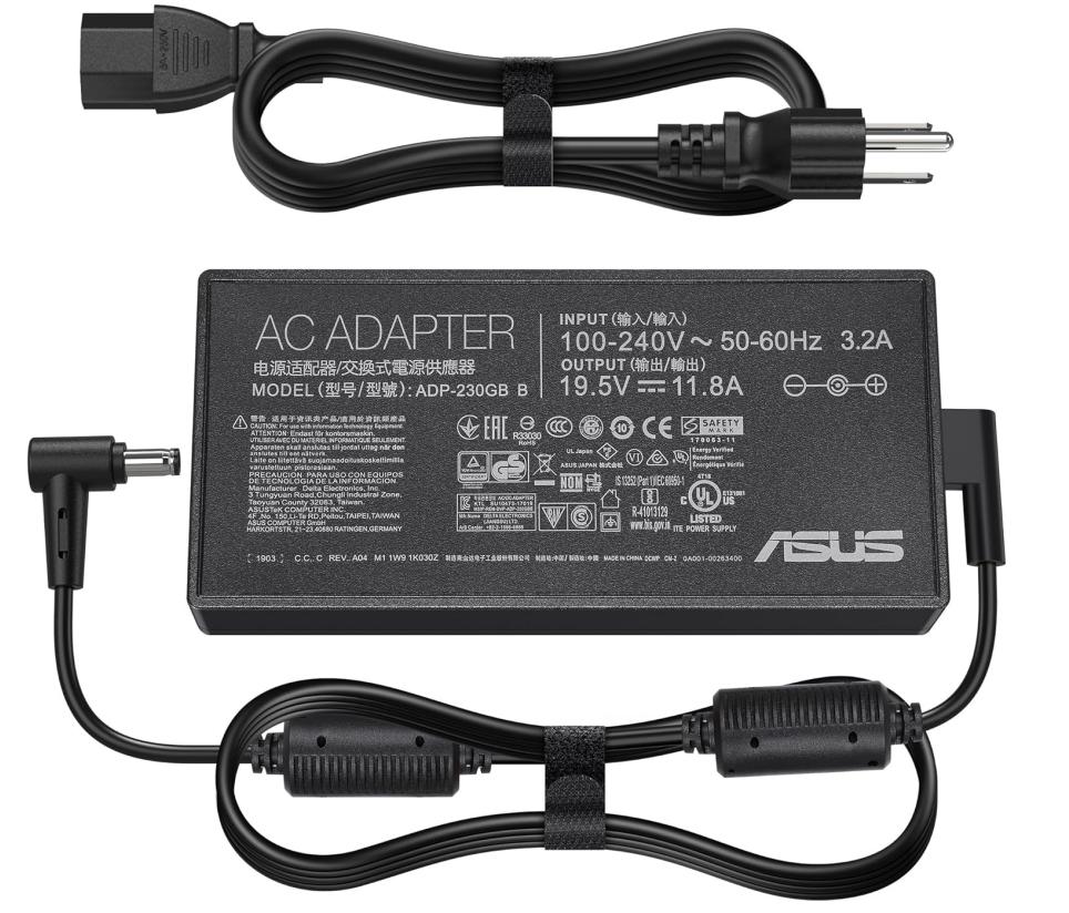 19.5V 11.8A 230W Asus 0A001-00391200 Charger AC Adapter + Cable