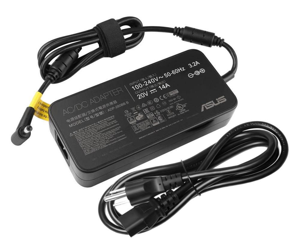 20V 14A 280W Original Asus 0A001-00800100 Charger AC Adapter + Cable