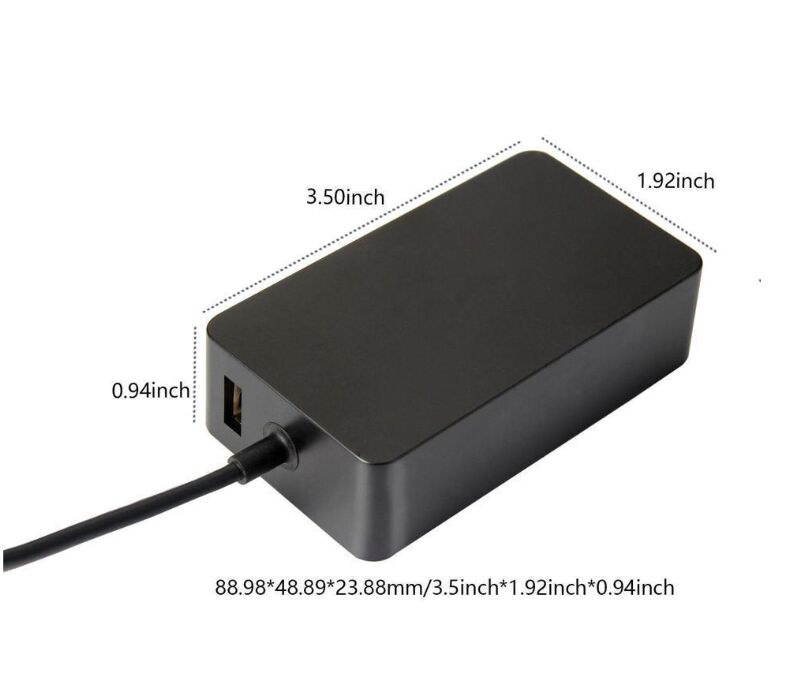 12V 2.58A 36W Charger Microsoft 1625 Surface Pro 3 3Q9-00013 AC Adapter + Cable 12V 2.58A 36W Charger Microsoft 1625 Surface Pro 3 3Q9-00013 AC Adapter + Cable