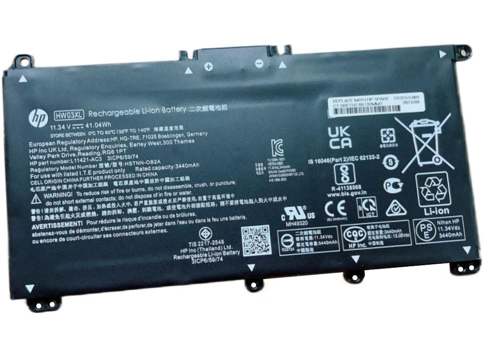 3440mAh 41.04Wh Original Battery for HP 17-c1000 17-cn1000