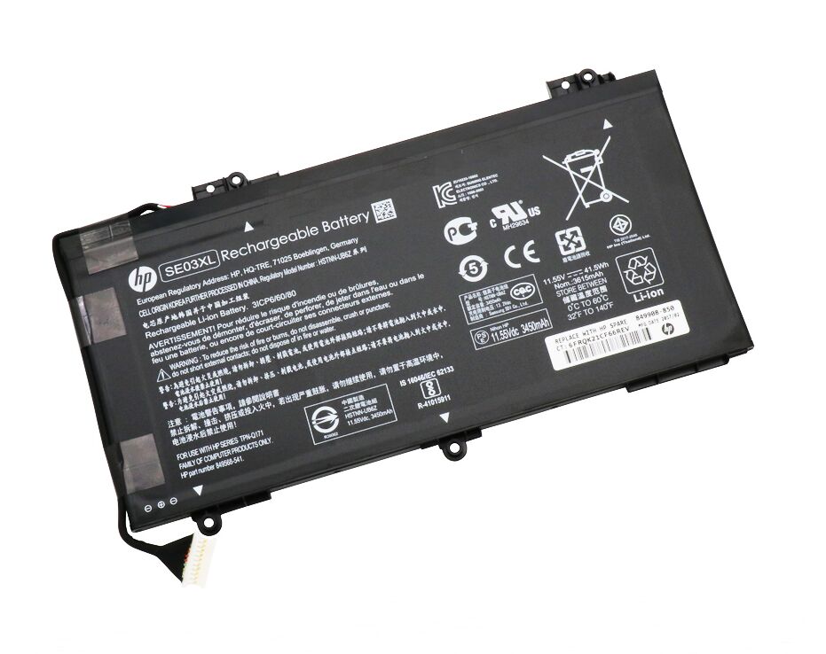 3 Cell 3450mAh 41.5Wh Battery for HP 849568-421 849568-431 849908-850