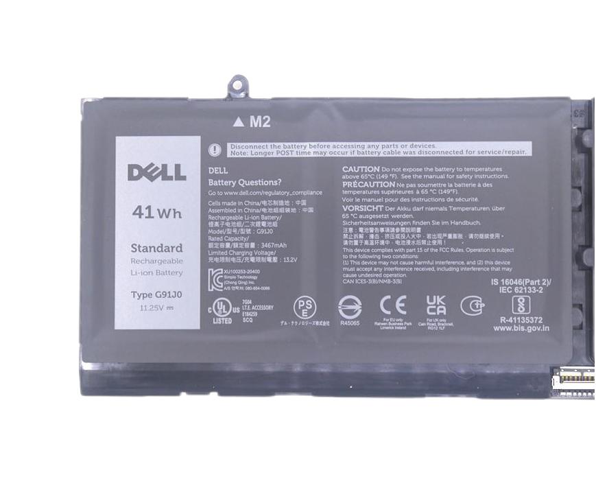 4 Cell 3640mAh 41Wh Original Battery for Dell G91J0 4 Cell 3640mAh 41Wh Original Battery for Dell G91J0