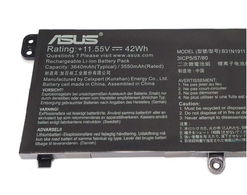 3640mAh 42Wh Original Battery for Asus 0B200-03580000 3640mAh 42Wh Original Battery for Asus 0B200-03580000
