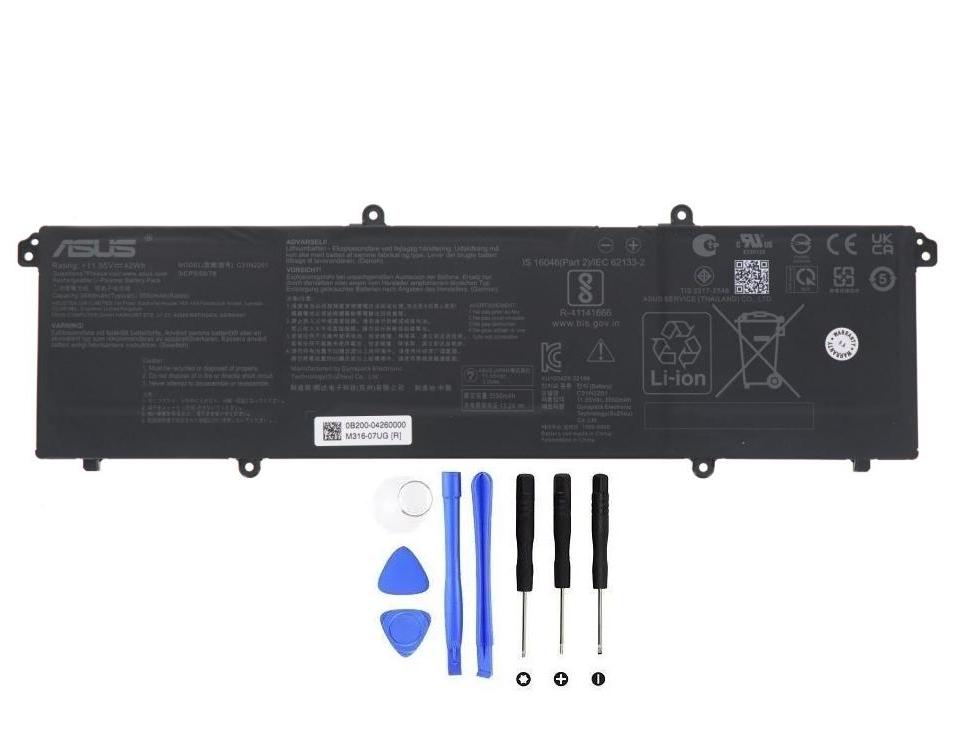 3640mAh 42Wh Original Battery for Asus C31N2201 (3ICP5/58/78)
