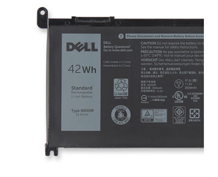 3500mAh 42Wh Battery for Dell 3CRH3 3500mAh 42Wh Battery for Dell 3CRH3