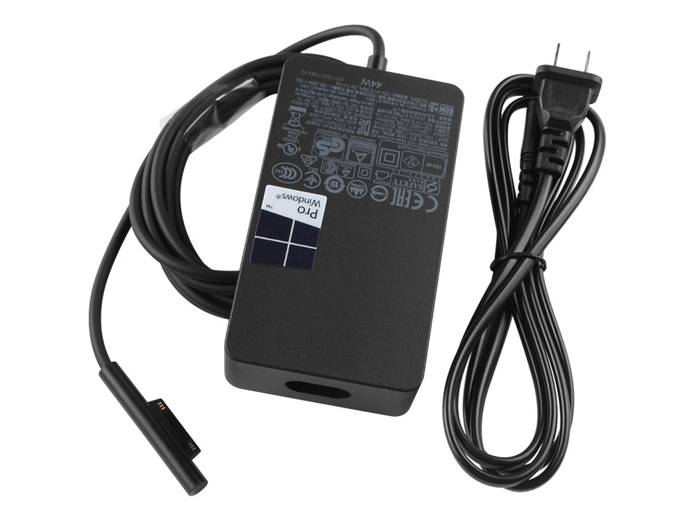 15V 2.58A 44W Charger Microsoft 1800 Surface Book i5 i7 AC Adapter + Cable