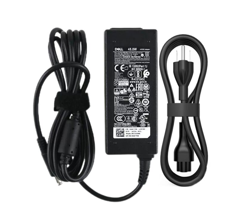 19.5V 2.31A 45W Charger Dell 00285K HA45NM140 HK45NM140 AC Adapter + Cable