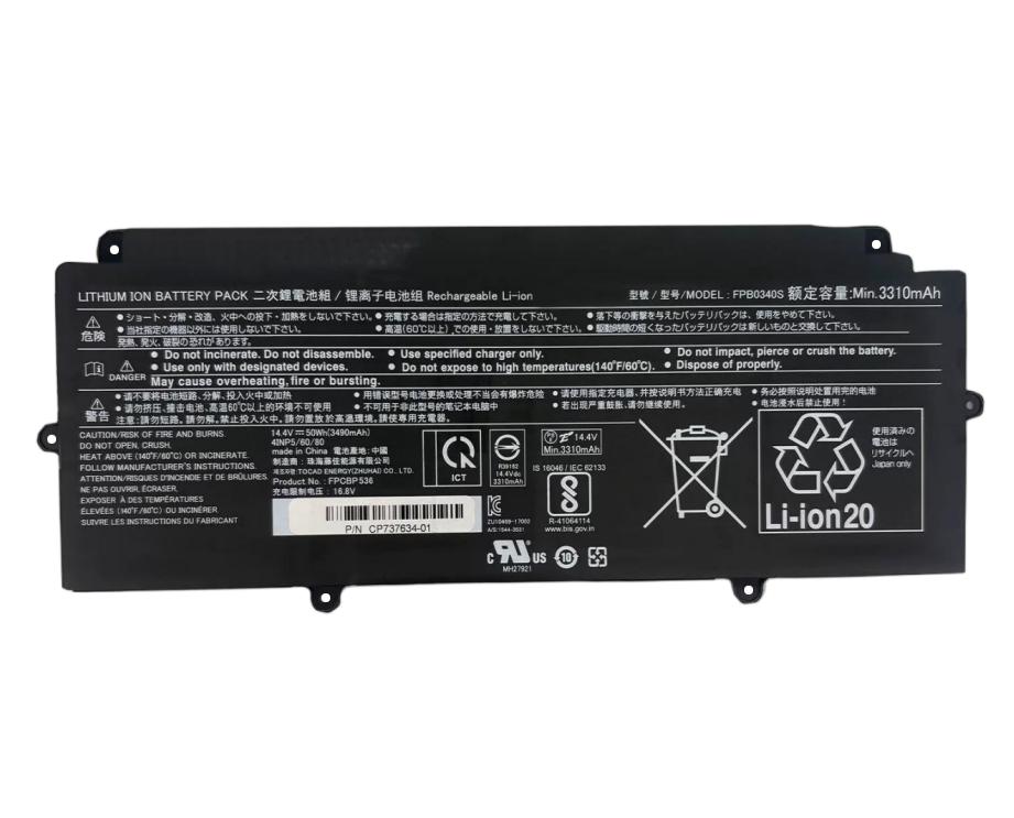 3490mAh 50Wh Original Battery for Fujitsu 4INP5/60/80 A001F1