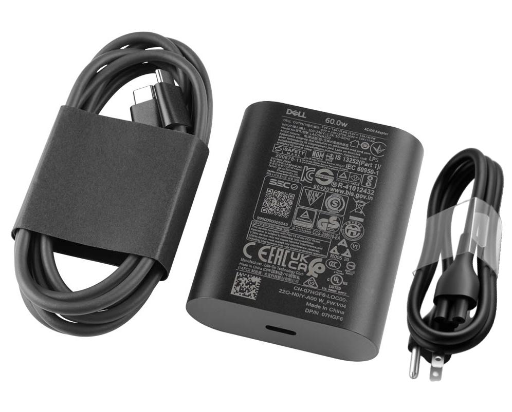 60W Type-C Original Dell 022JKR 22JKR Charger AC Adapter + Cable