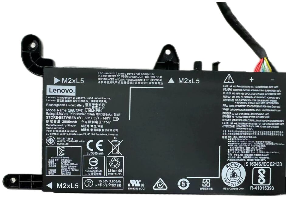 3910mAh 60Wh Battery for Lenovo 5B10M33723 3910mAh 60Wh Battery for Lenovo 5B10M33723
