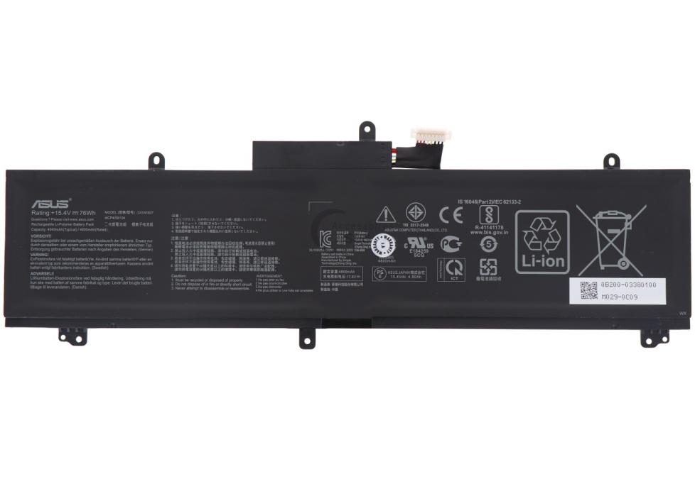 4 Cell 4940mAh 76Wh Original Battery for Asus 0B200-03380100