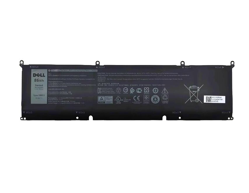 6 Cell 7167mAh 86Wh Battery for Dell 70N2F 070N2F