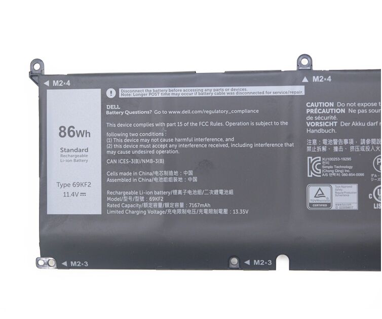 6 Cell 7167mAh 86Wh Battery for Dell Alienware m15 R3 P87F 6 Cell 7167mAh 86Wh Battery for Dell Alienware m15 R3 P87F