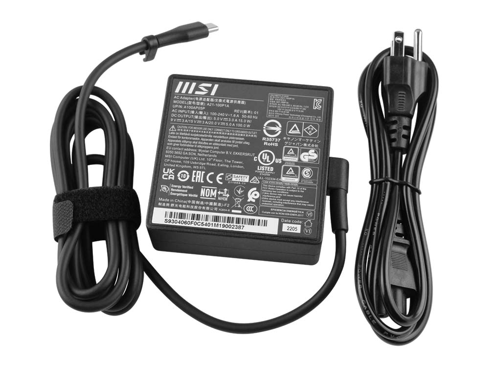 100W USB-C Charger Acer Swift Go 14 SFG14-73T-78YK AC Adapter + Cable