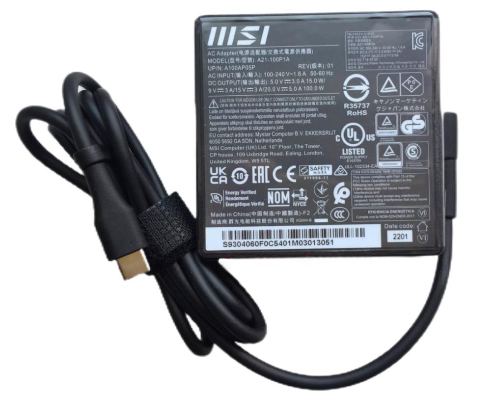 100W USB-C Charger Acer Swift Go 16 SFG16-72T-57PH AC Adapter + Cable 100W USB-C Charger Acer Swift Go 16 SFG16-72T-57PH AC Adapter + Cable