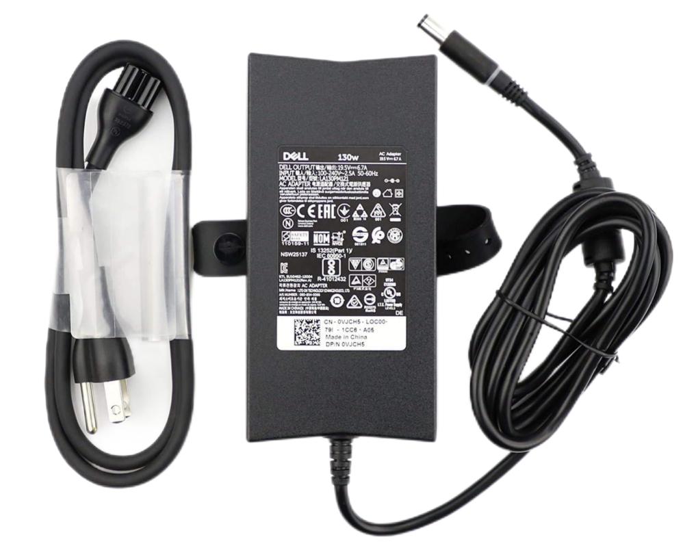 19.5V 6.7A 130W Original Dell 311-1650 Charger AC Adapter + Cable